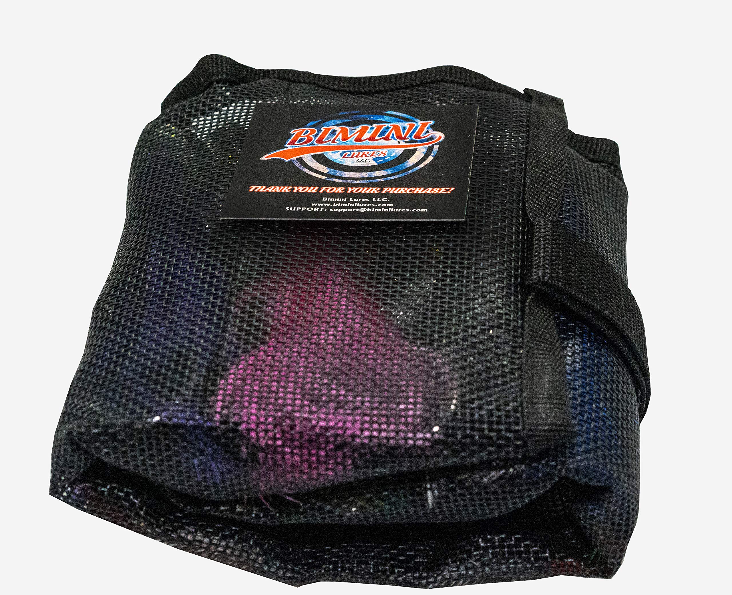 Bimini Lures premium black bag for easy storage and organization