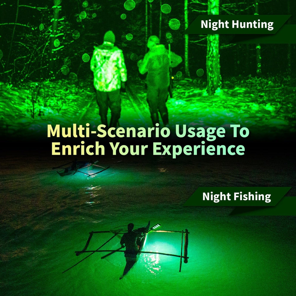 BINGLUX hog lights install easily on trees or walls.