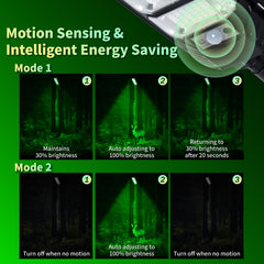 BINGLUX hog lights motion-sensor mode1 boosts brightness on motion.