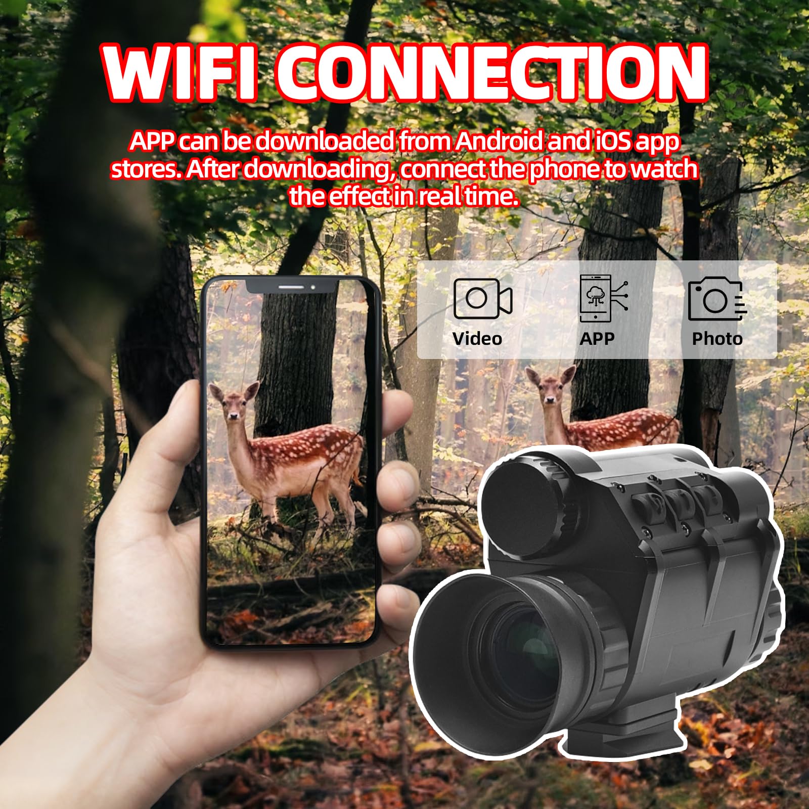 BINOCK NVG30 40-degree field of view for broad scanning