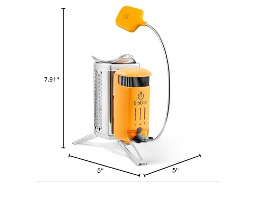 BioLite CampStove 2+ Firestarter and USB cord included.