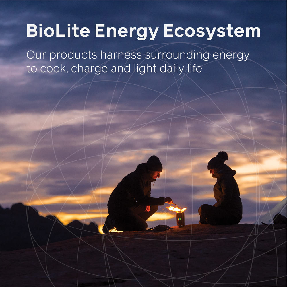 BioLite CampStove 2+ packs to a compact 5x8 inch size.