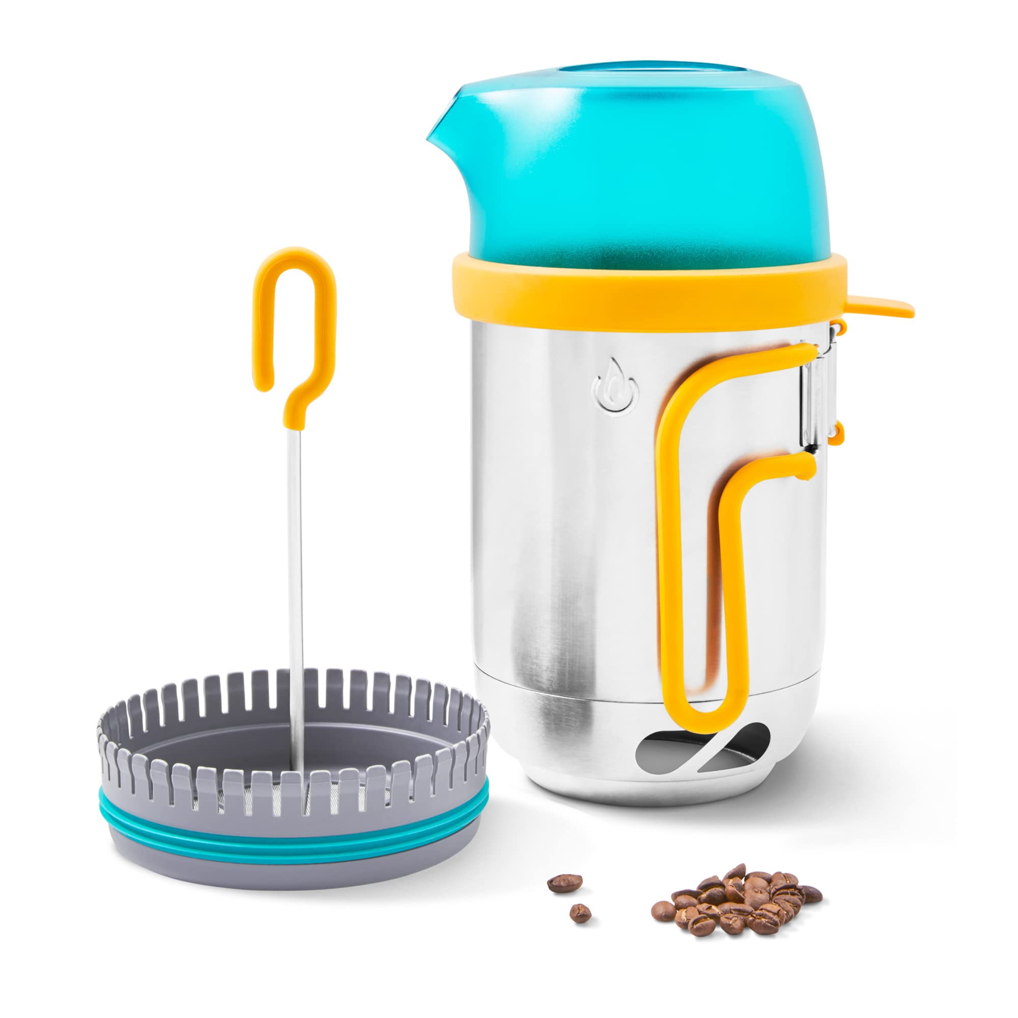 BioLite CampStove KettlePot cover lid helps keep heat in for efficient cooking.