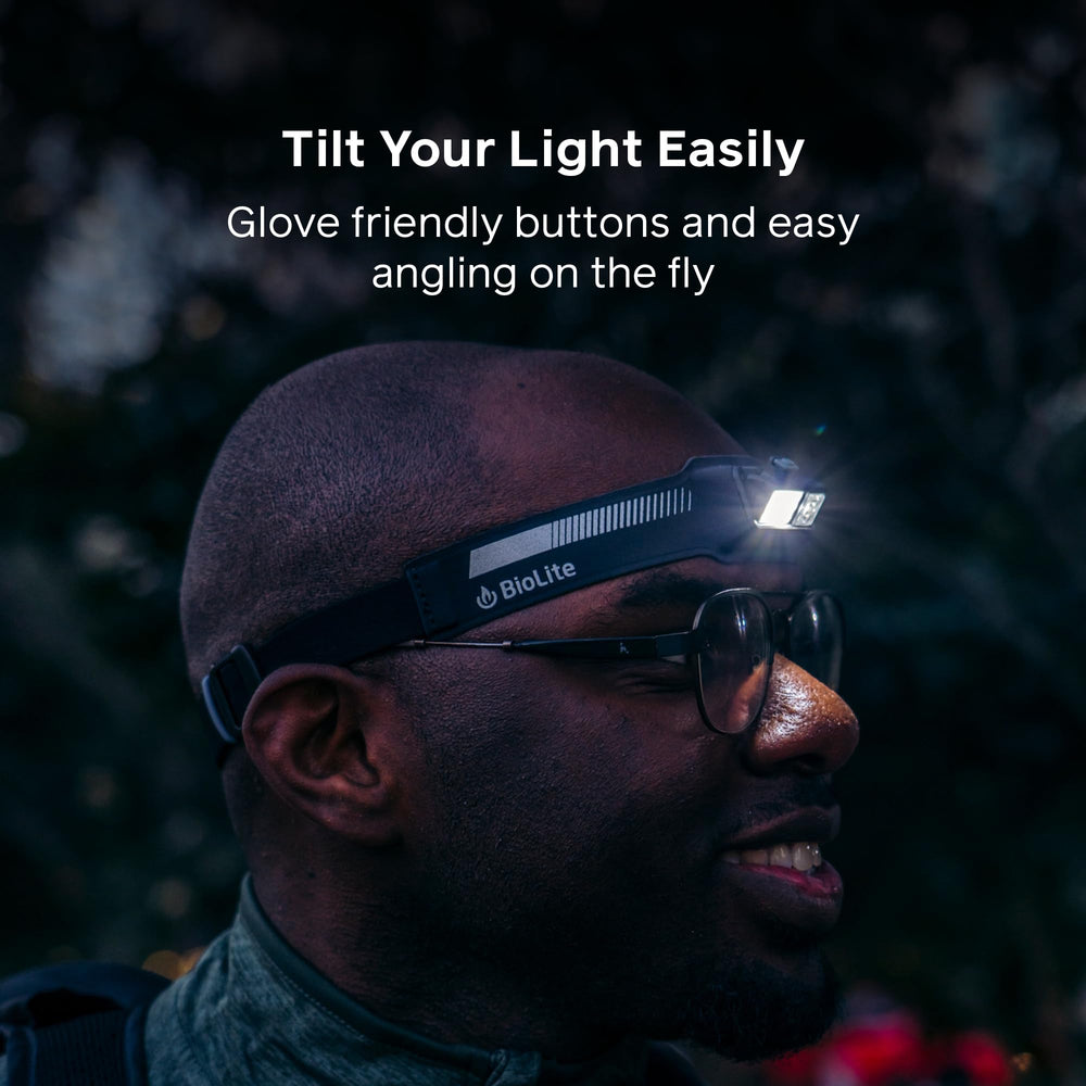 BioLite Dash 450 beam coverage reaching 90 meters for extended visibility