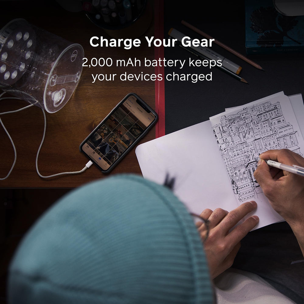 BioLite Luci Charge 360 with matte finish delivering soft, even lighting