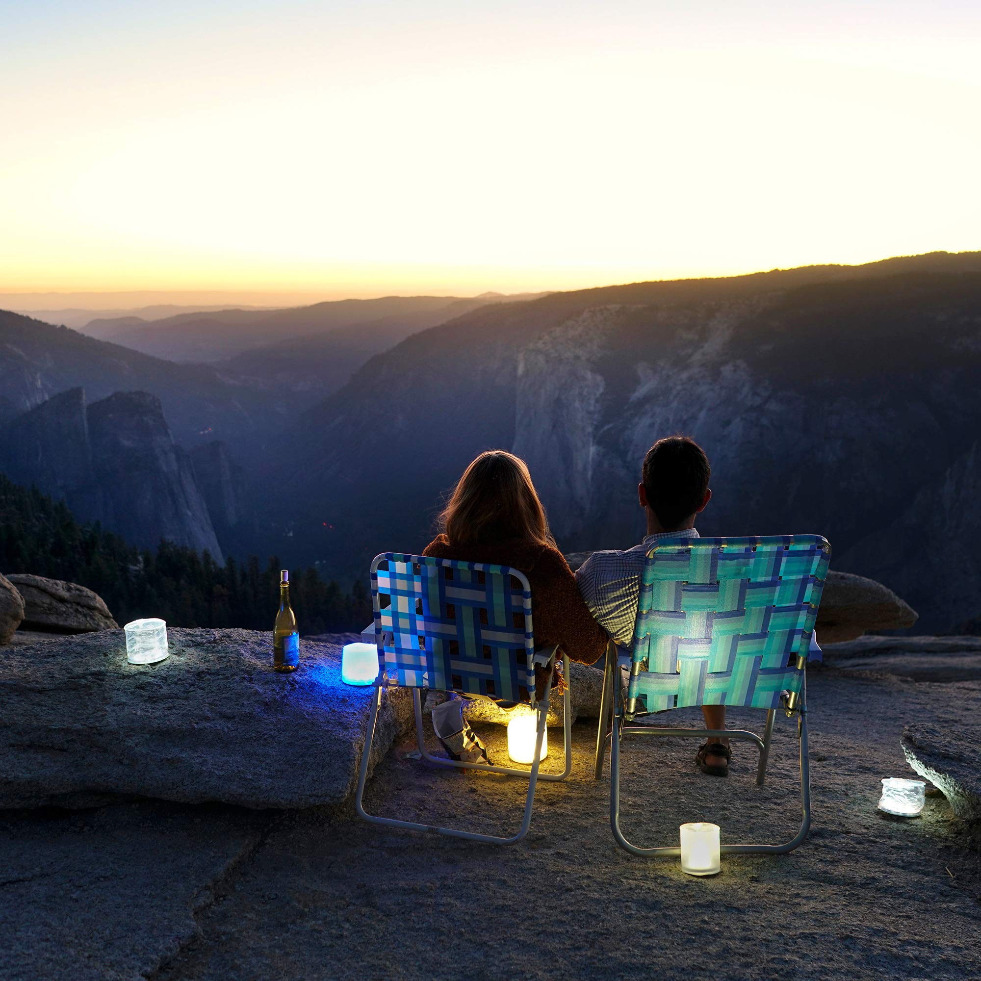 BioLite Luci Color compact lantern easily attaches to a backpack