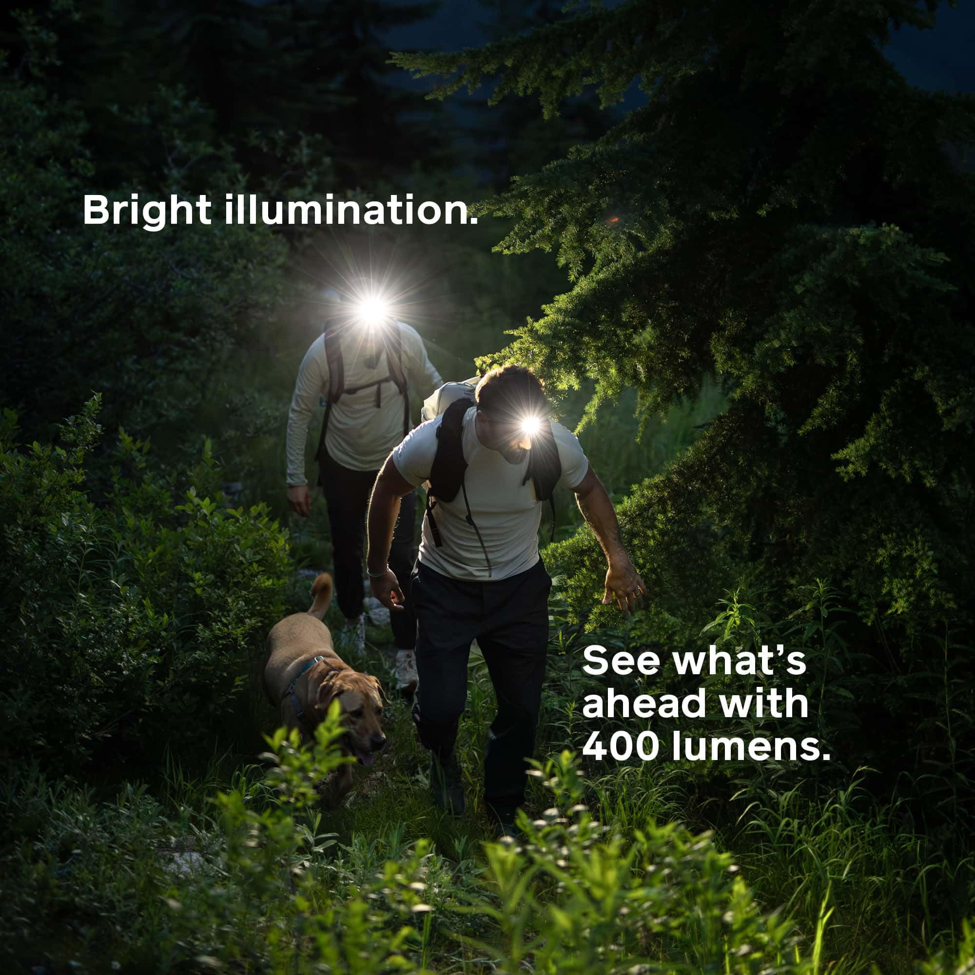 BioLite Range 400 delivers 400 lumens for bright surroundings