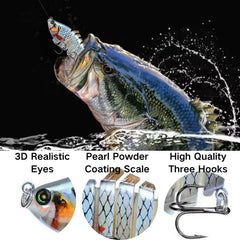 Lifelike eyes and pearl coating on biomimetic fishing lure