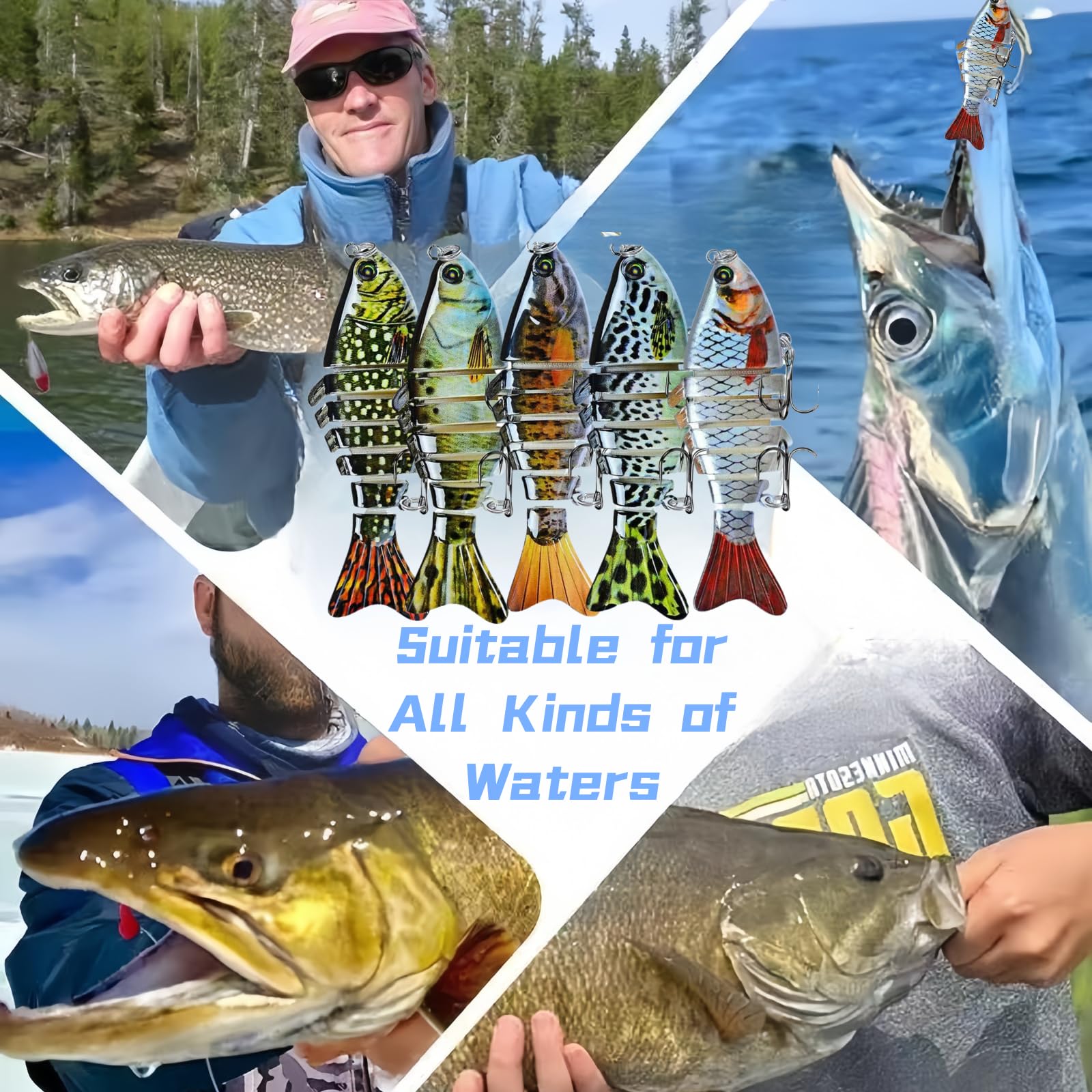 Beginner-friendly and pro-grade bionic swimming lure