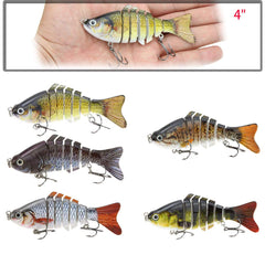 Bionic 4-inch lure offers S-swim motion at any speed for versatile fishing.