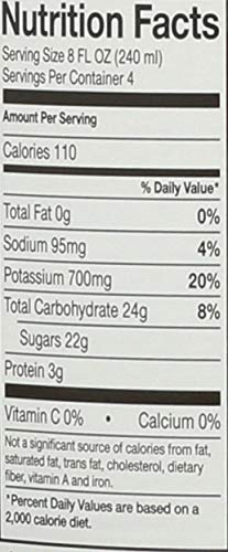 Biotta Beet Juice Organic 32oz nutrition panel view for informed choices