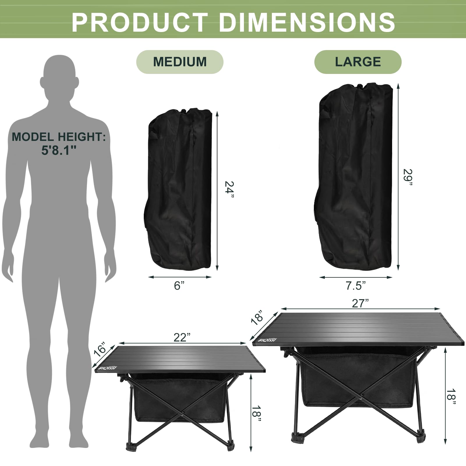 Biqissi table legs provide stability on uneven terrain for safe outdoor use
