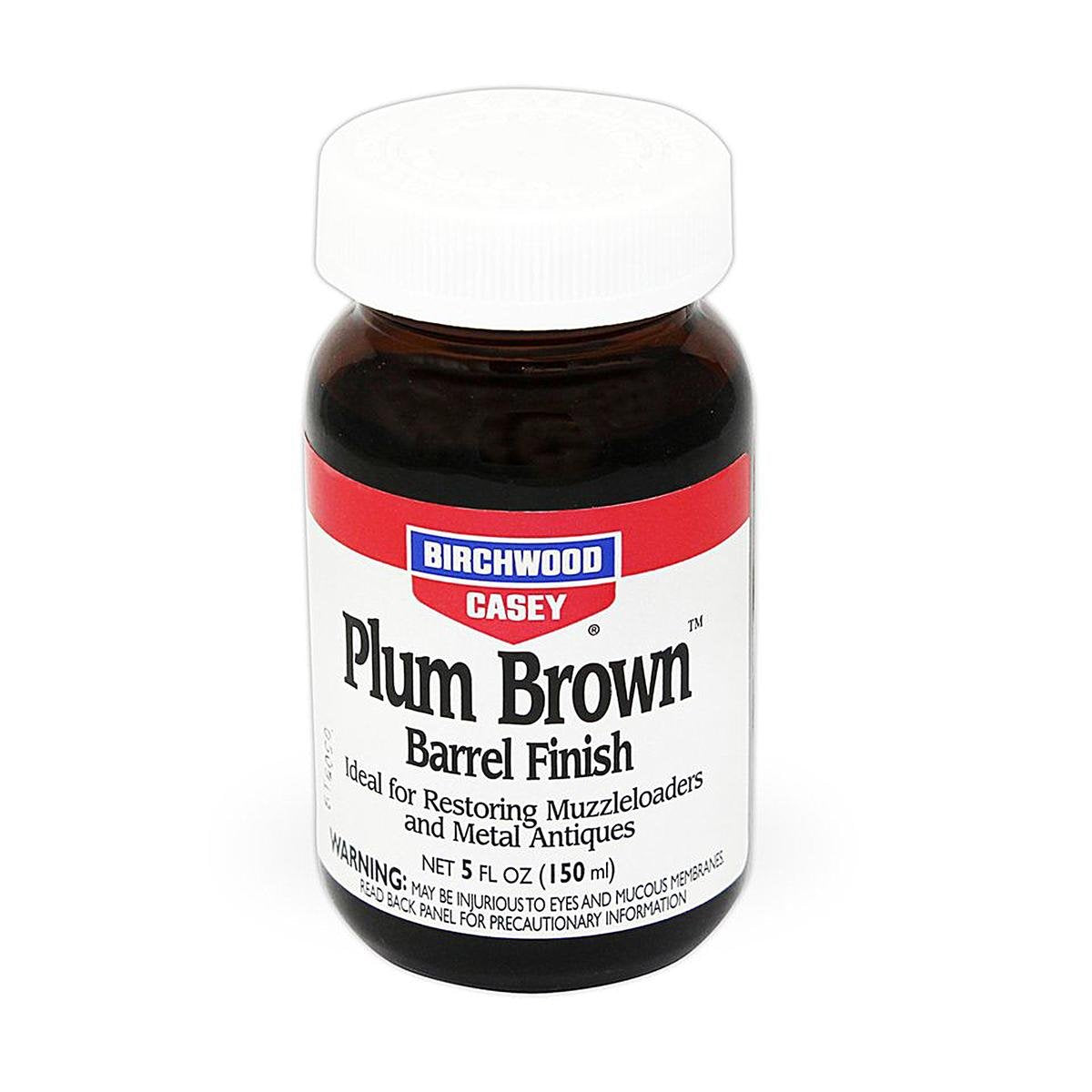 Birchwood Casey Plum Brown Barrel Finish 5-Ounce bottle