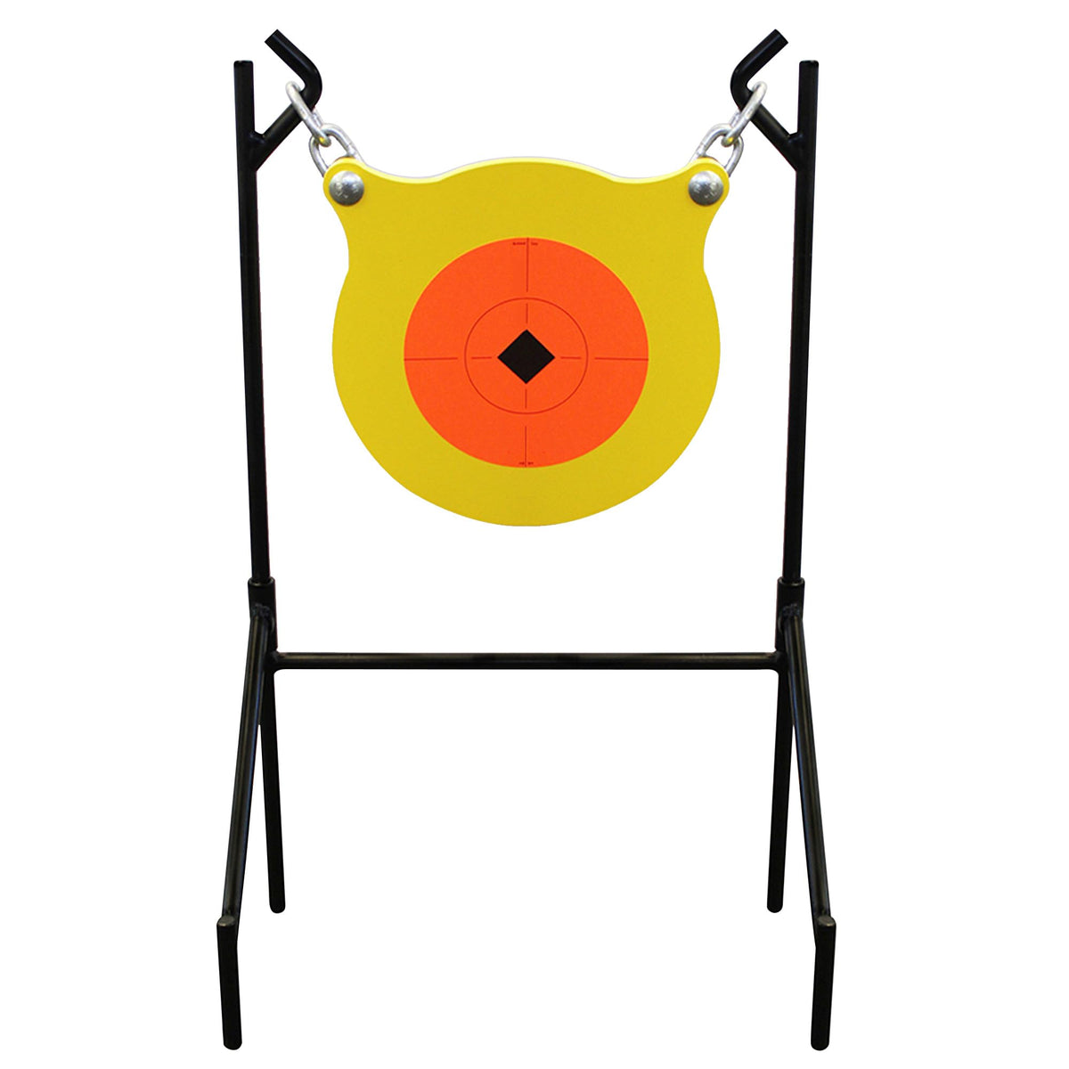 Front view of Birchwood Casey Boomslang AR500 gong target
