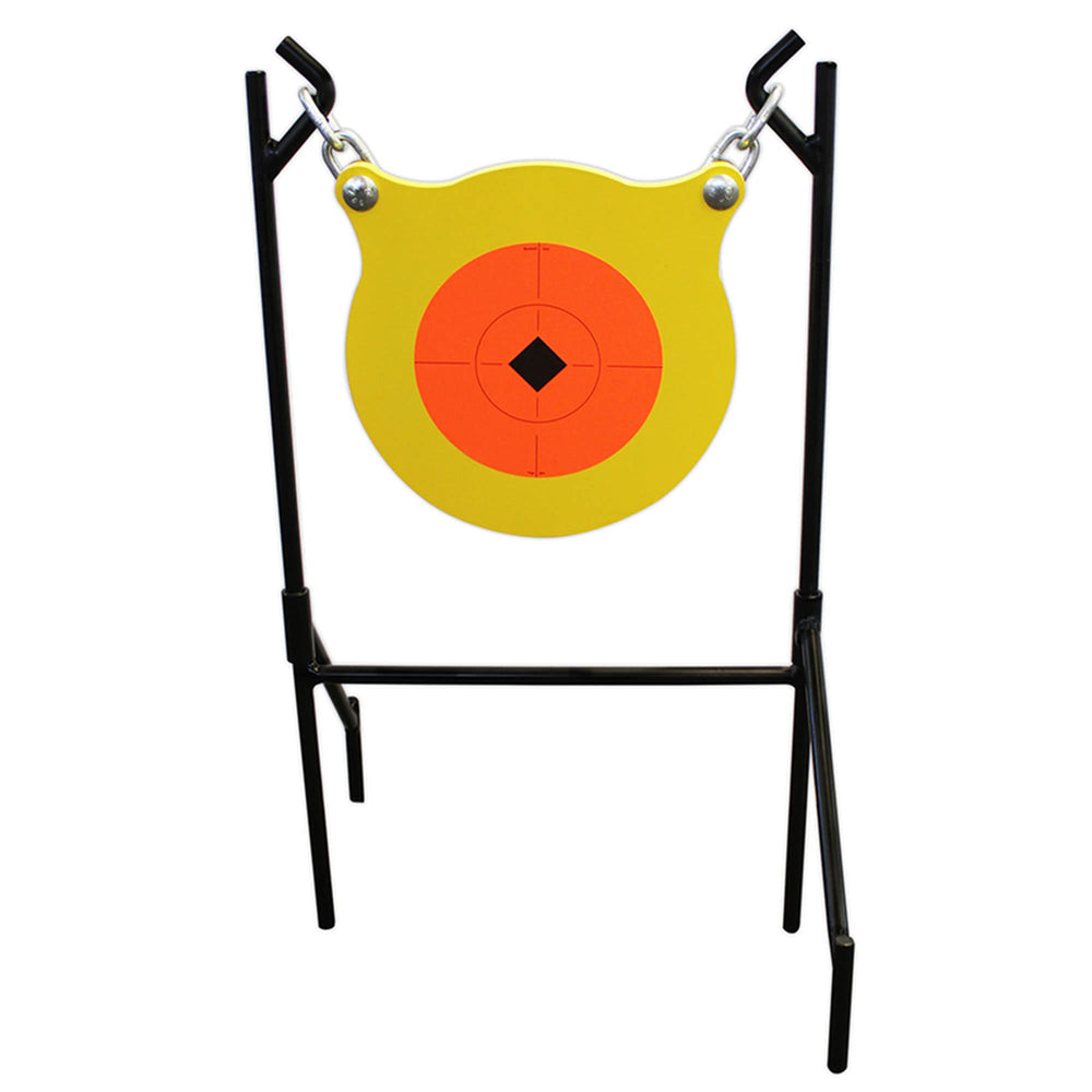 Versatile gong target for centerfire handguns and rifles
