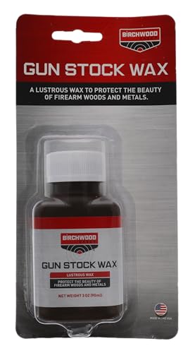 Label of Birchwood Casey Easy-to-Use Gun Stock Wax