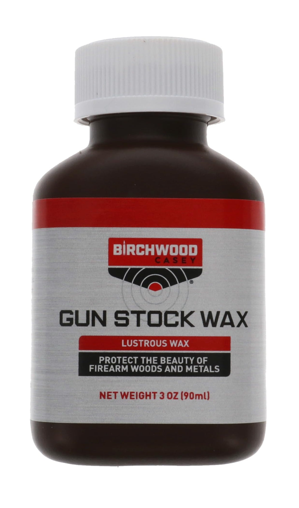 3oz Birchwood Casey Gun Stock Wax bottle for protection and cleaning
