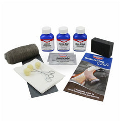 Birchwood Casey Perma Blue Liquid Gun Blue Kit bottle, applicators and cloths