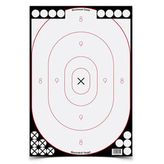 Birchwood Casey Shoot-N-C 18-inch bull's-eye target for self-adhesive use