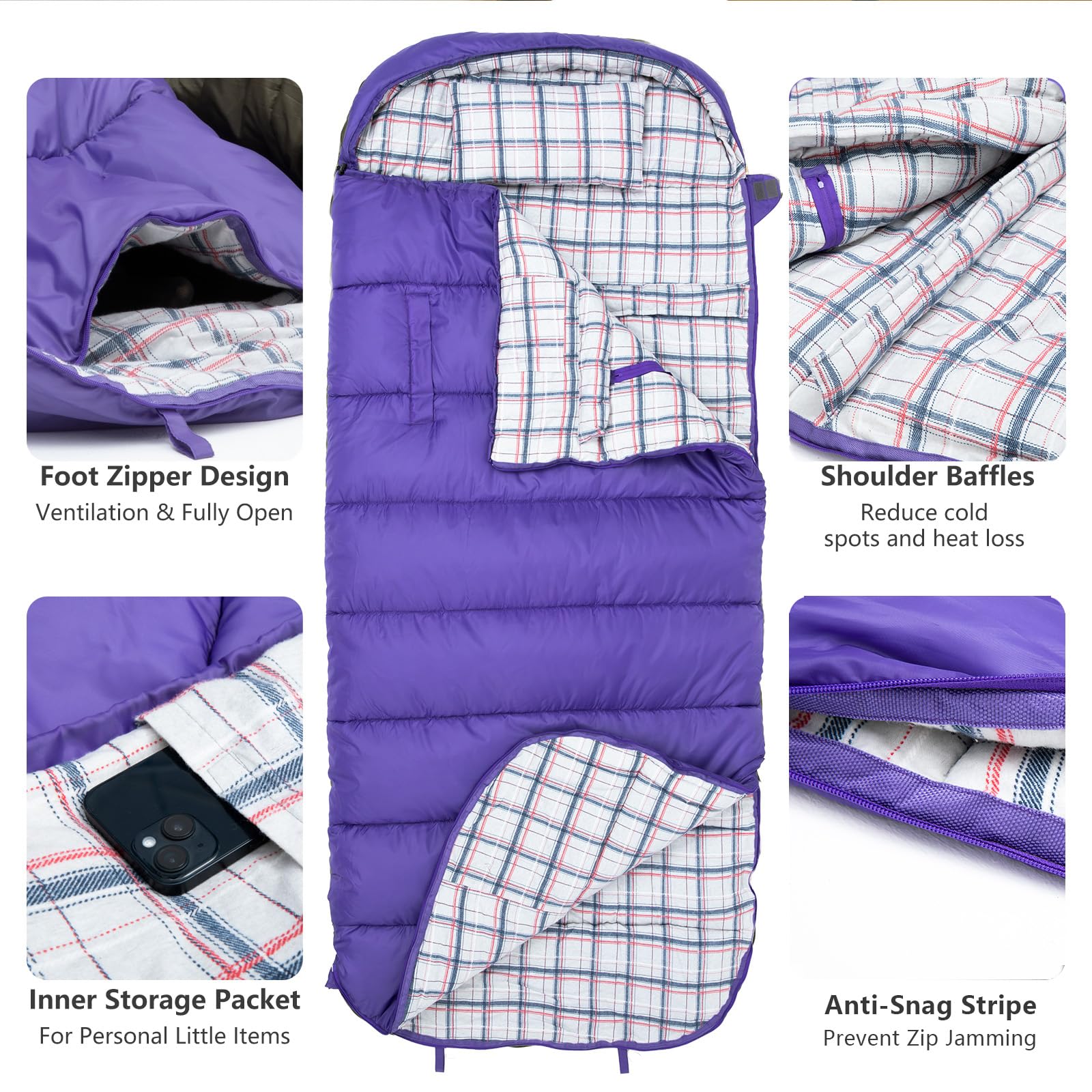 BISINNA compress bag with adjustable strap for transport.