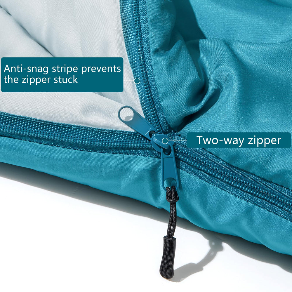 BISINNA kids sleeping bag portable-carry-bag highlights easy transport and storage