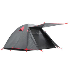 BISINNA lightweight 2-person tent front view, promoting family camping comfort.