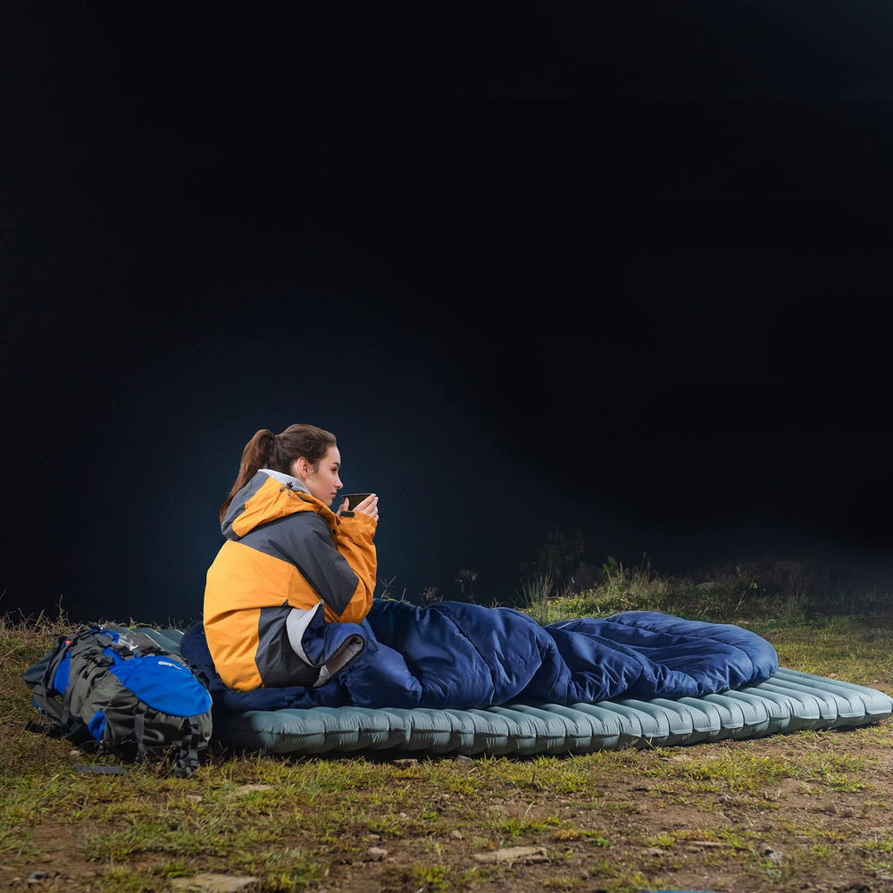 BISINNA XXL sleeping bag for camping, couch surfing, or office naps