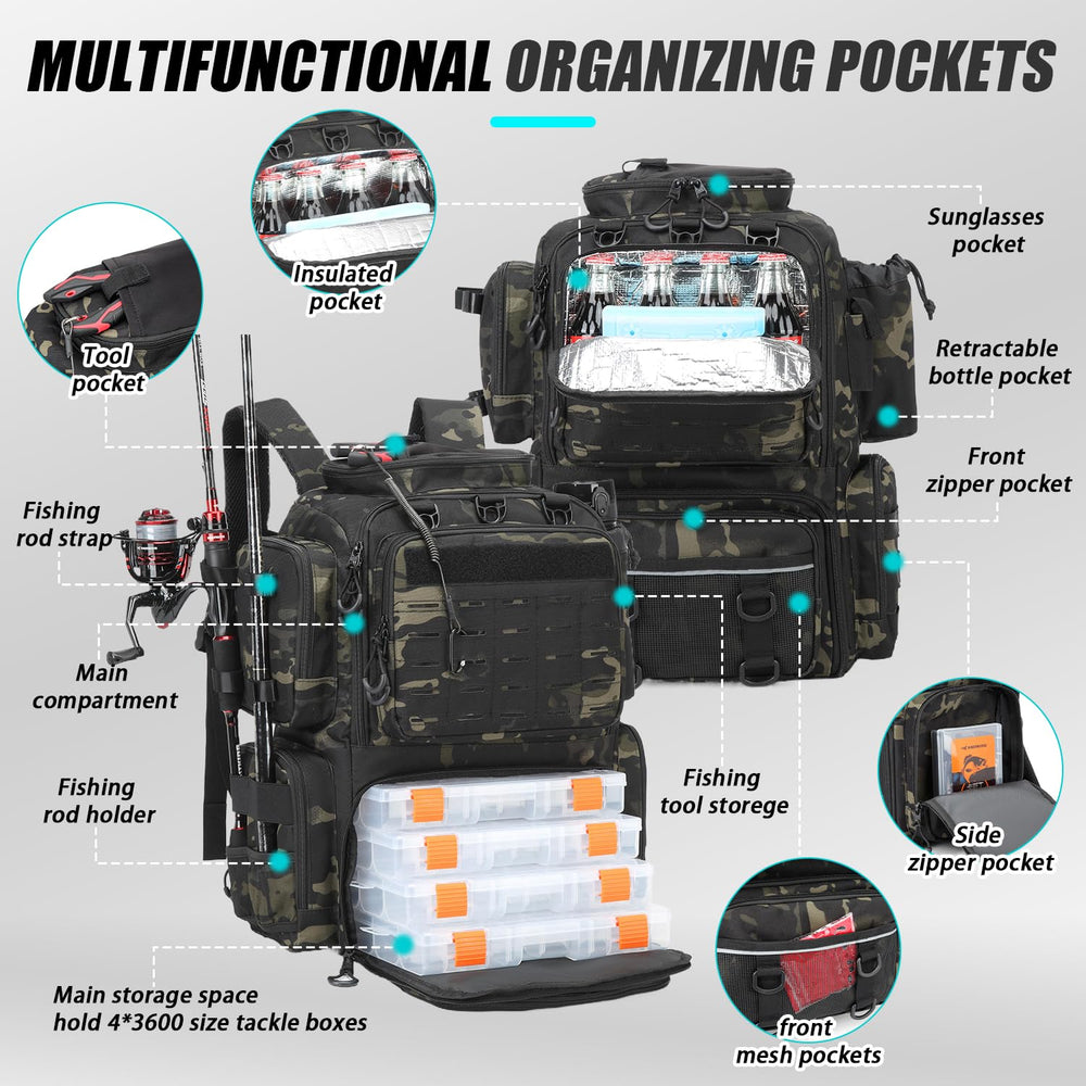 BISKLNDN tackle boxes included for ready-to-fish organization (4x3600).