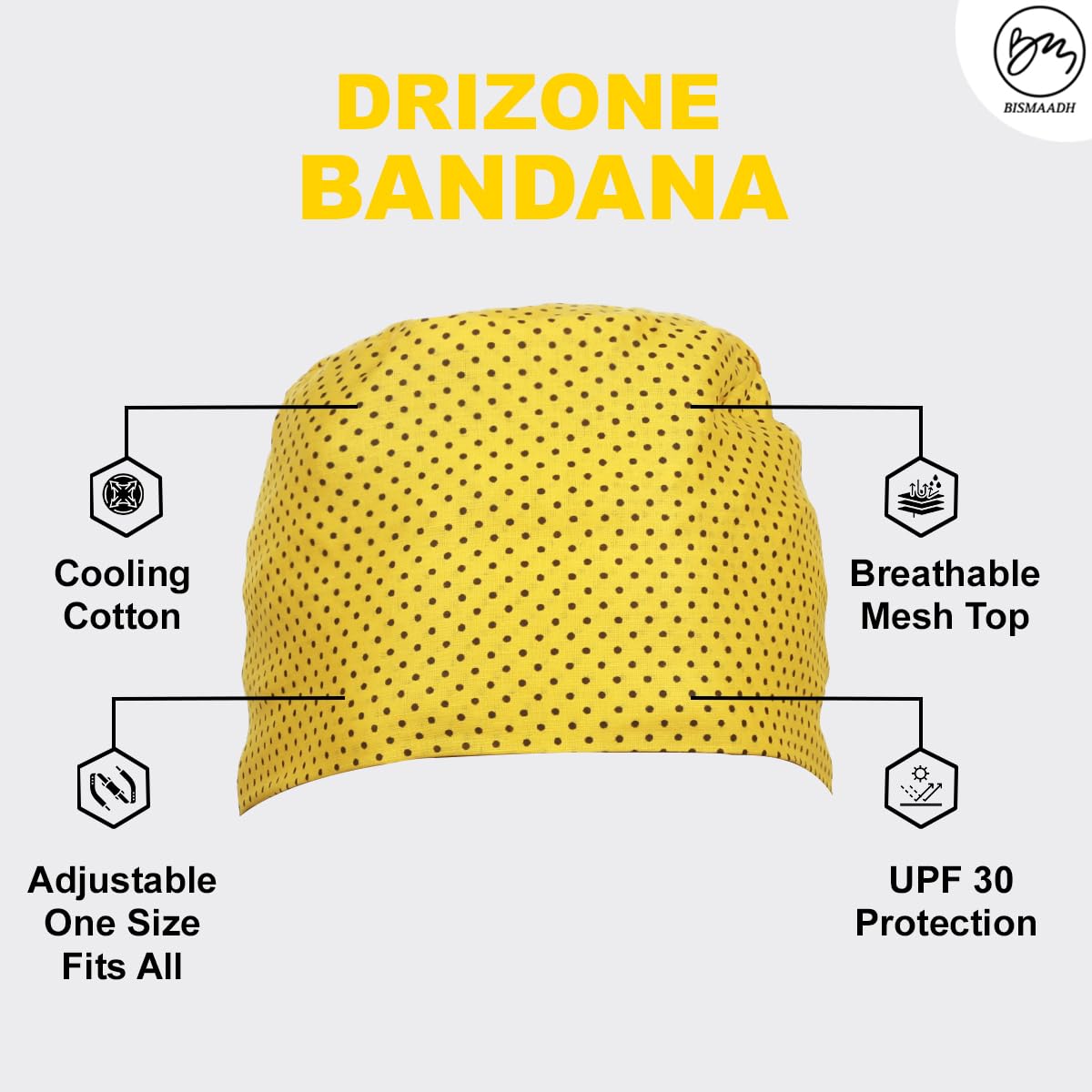 BISMAADH fashion accessory yellow durag complements casual outfits while protecting hairstyles.