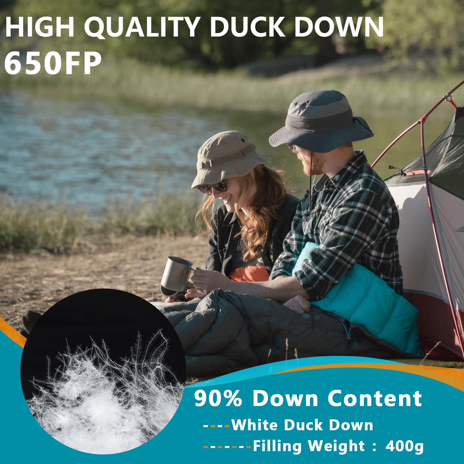 BISINNA water-resistant shell and durable fabric resist wear while you hike.