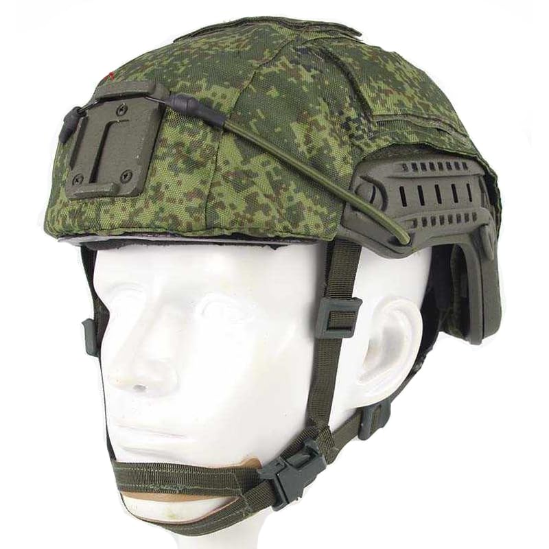 BisuGear 6B47 helmet cover camouflage attachment close-up for versatile field use.