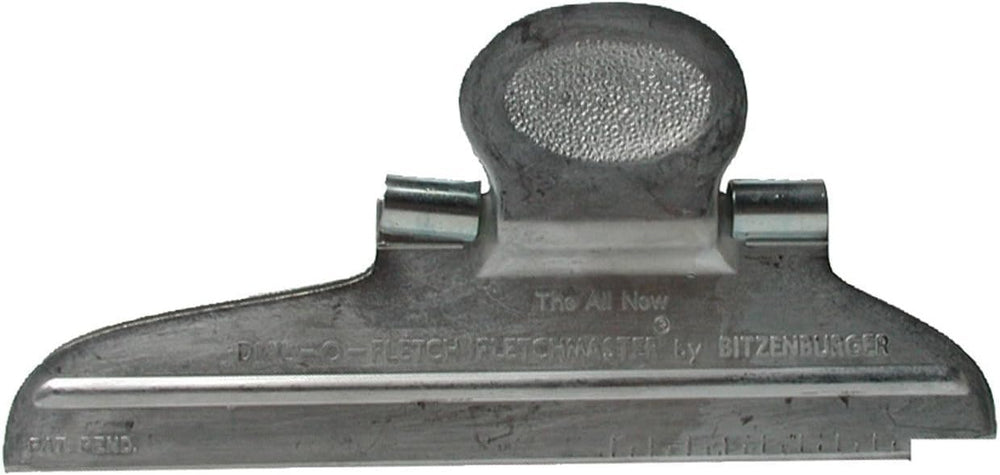 Bitzenburger Precision Die Cast Right Clamp for true helical fletch alignment and clean glue control.