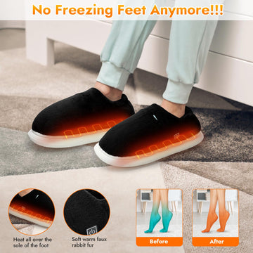 Biupky heated slippers battery pack for long-lasting warmth on the go.