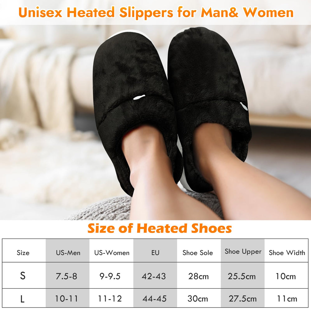 Biupky heated slippers outdoor-ready design for porch and errands.