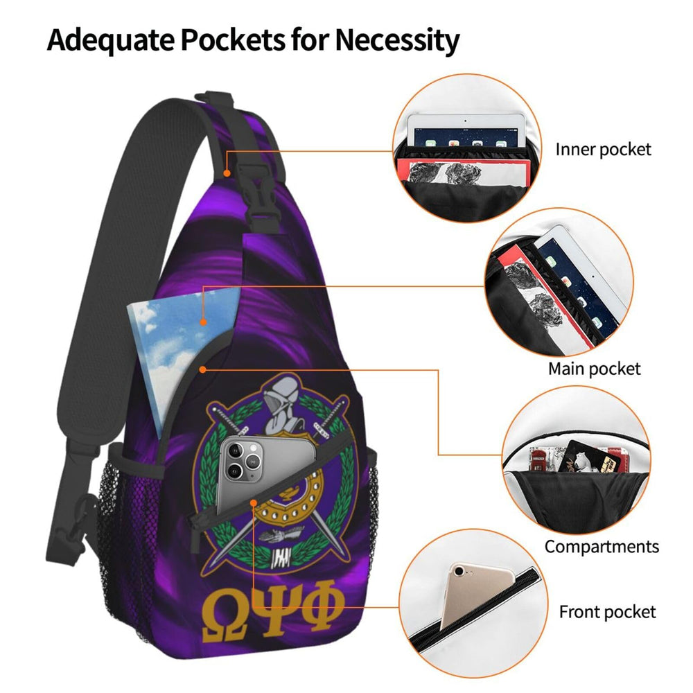 Bixinboy Psi Phi sling bag ideal for daily commute with compact size
