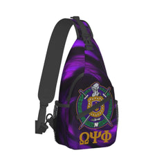 Bixinboy Psi Phi sling bag strap adjustment highlights flexible carry options