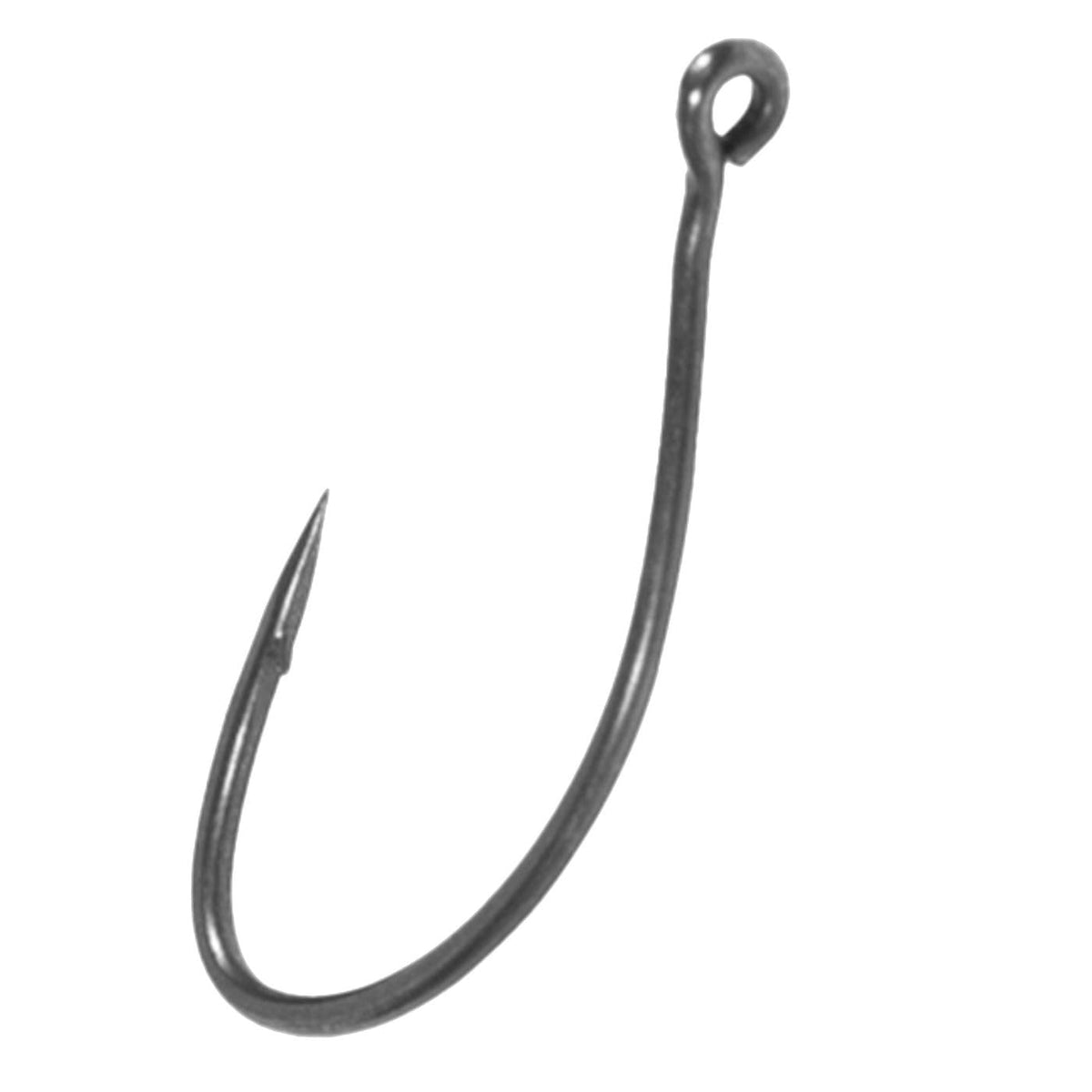 BKK Dropshot 2/0 needle point hook close-up showing sharp tip for quick penetration