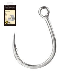BKK Lonediablo hook point close-up showing sharp hand-ground tip for better penetration.