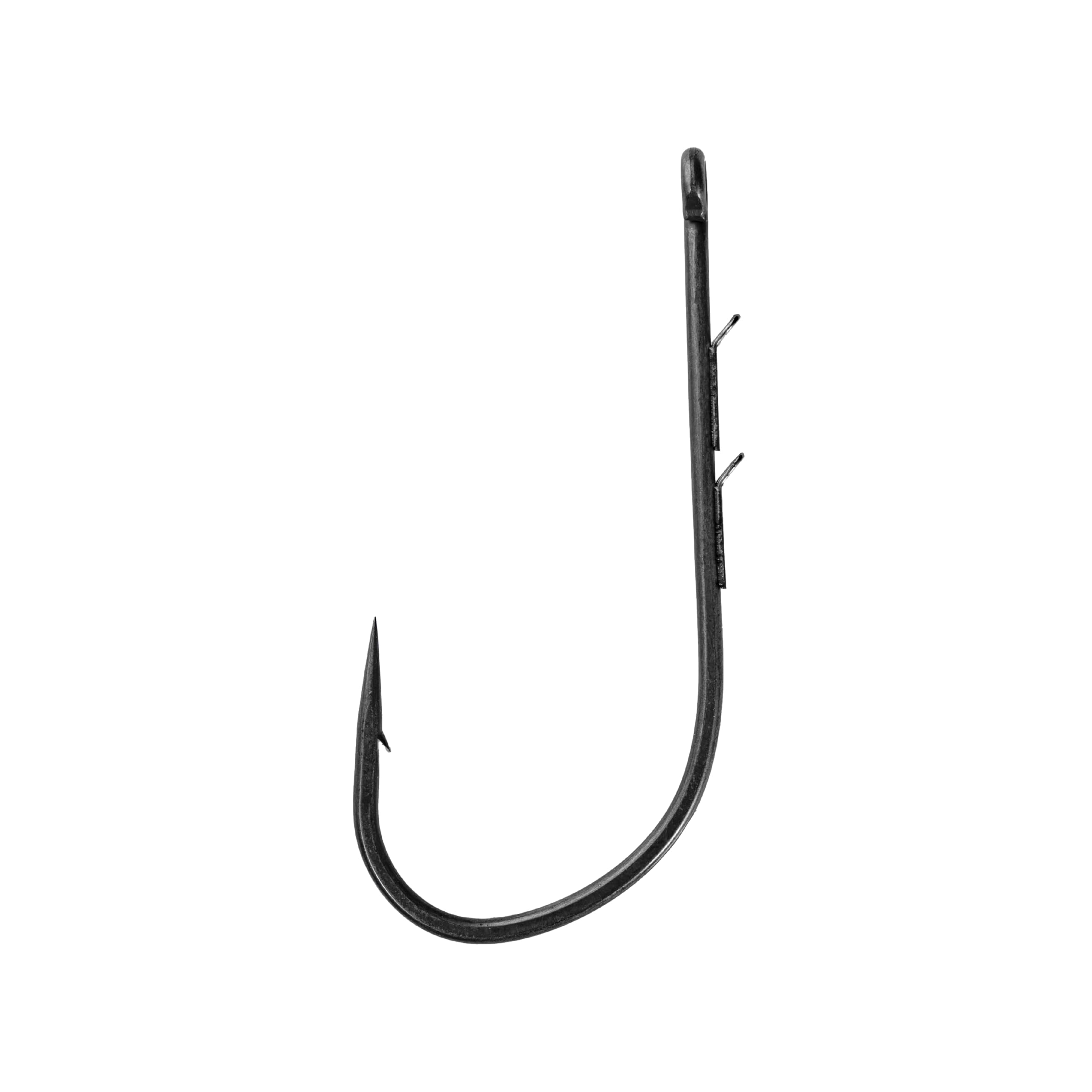 BKK Motherflucker hook with secure baitholder barbs stabilize soft plastics