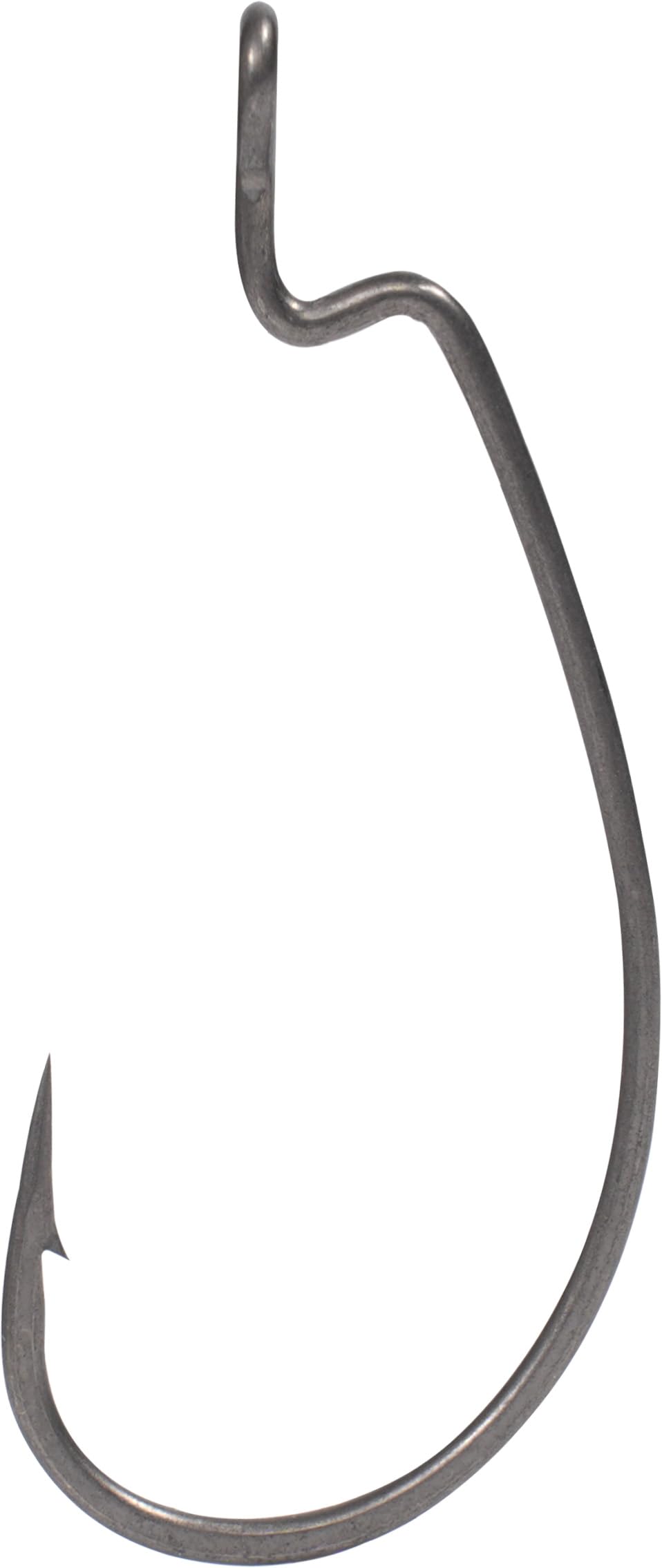 Z-bend design reduces bait damage on BKK Offset Worm WG-1.