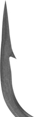 BKK Offset Worm WG-HD 2/0 epoxy eye seals braid against slippage and wear.