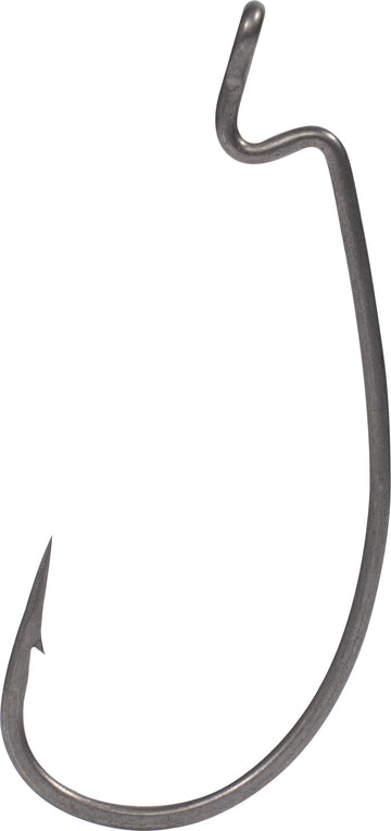 BKK Offset Worm WG-HD 2/0 hook closeup shows durable rigging for bait.