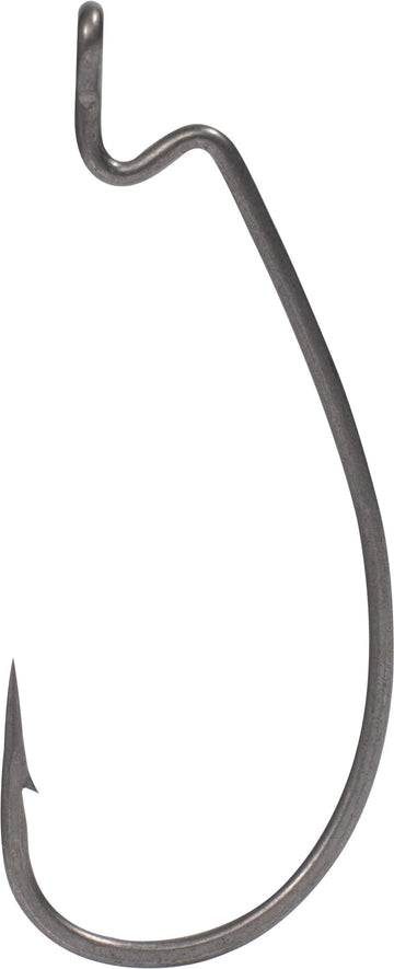 BKK Offset Worm WG-HD 3/0 rigging action demonstrates quick setup and secure bait on the hook
