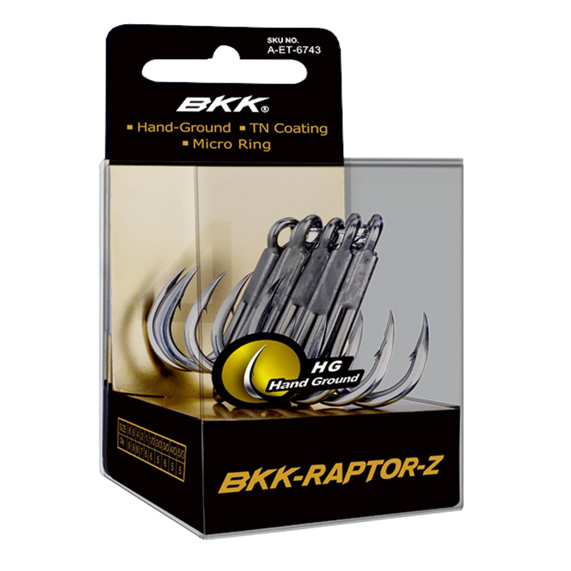 BKK Raptor-Z 6-pack treble hooks ready for saltwater battles and tough species