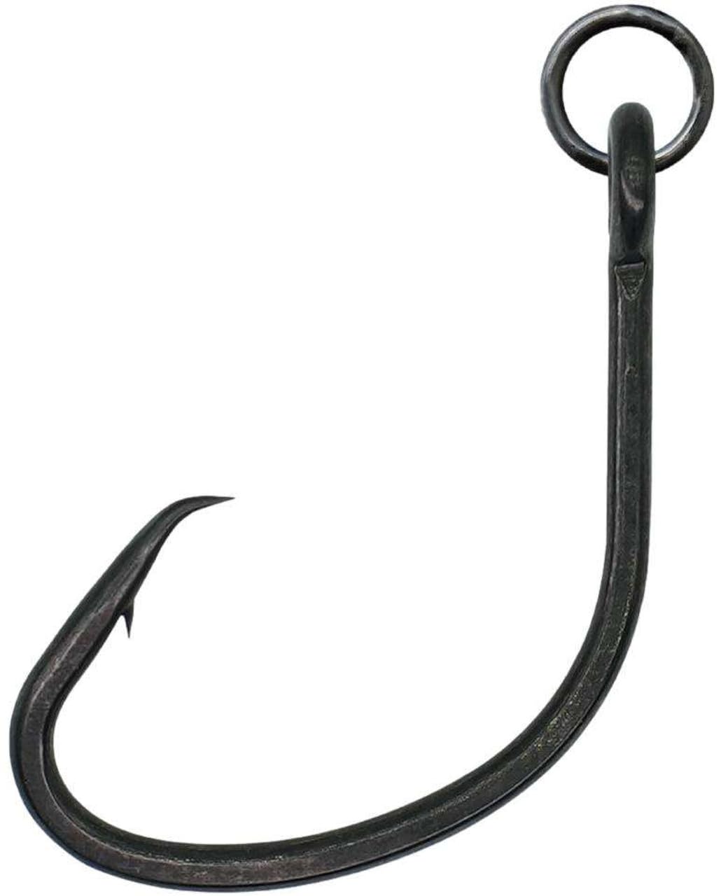 BKK Ringed MUTSU Circle Heavy-SS Hook 3/0 ready for faster hookups with Super Slide coating