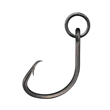 BKK Ringed MUTSU Circle Heavy-SS hook full view showing rugged design for big-game fishing