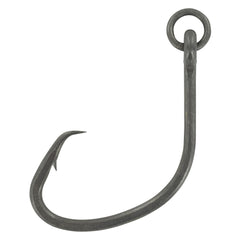 BKK Ringed MUTSU Circle hook front view with precise needle point for reliable saltwater fishing.