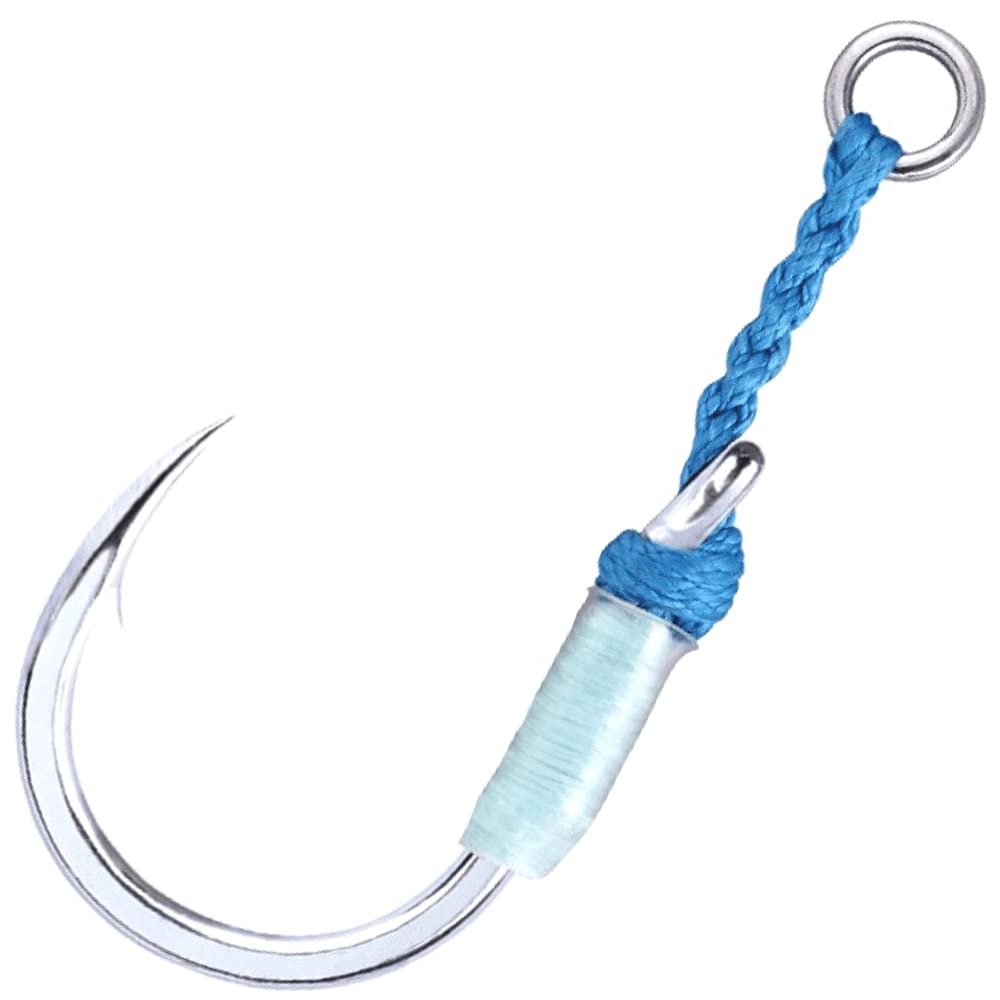 BKK Sea Ranger+ A-EJ-8922 deep hook with U-spade Slip Lock securing line.