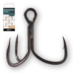 BKK Spear EWG-71 SS Freshwater Treble Hook eight-pack ready for crankbait setups.