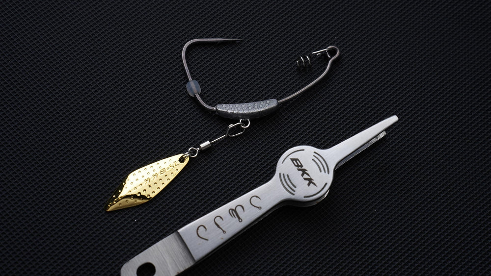 Super Slide coating provides corrosion resistance on BKK TITANDIVER Gold Swimbait Hook